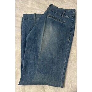 womens jeans dear john size 31 wide leg high rise flare